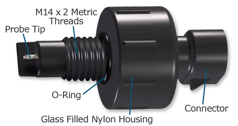 WW003802AA Glass Filled Nylon WIF Bowl Mount Sensor (M14 x 2.0 thread)