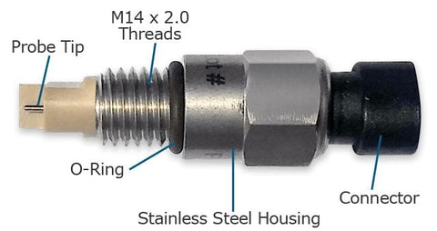 WW004802-series Stainless Steel 2-terminal WIF Sensor (M14 x 2.0 thread)