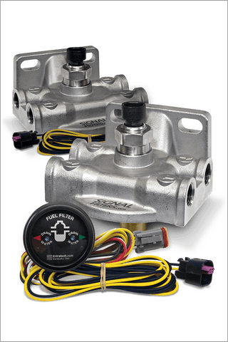 Signal Filters™ SMART Filter System SFH-SS-G2 DUAL KIT (w/Dual Indicator Gauge and Harness)